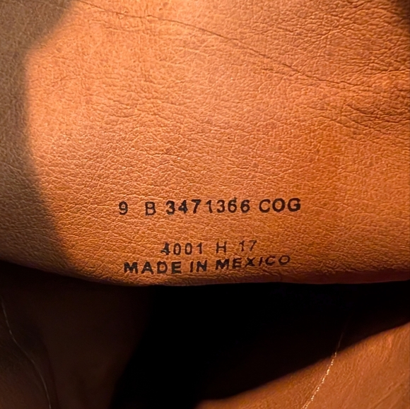 NWOB Frye Phillip Harness Tall Boots Size 9 Cognac Brown Women's - Picture 7 of 7